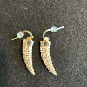 Italian horn earrings
